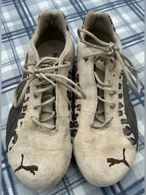 PUMA Speedcat Leopard Print trainers size 9.5W